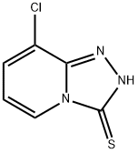 1,2,4-Triazolo[4,3-a]pyridine-3(2H)-thione, 8-chloro- Struktur