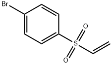 Benzene, 1-bromo-4-(ethenylsulfonyl)- Struktur