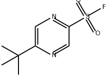 5-tert-butylpyrazine-2-sulfonyl fluoride Struktur