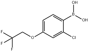 Boronic acid, B-[2-chloro-4-(2,2,2-trifluoroethoxy)phenyl]- Struktur