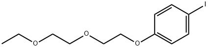 Benzene, 1-[2-(2-ethoxyethoxy)ethoxy]-4-iodo- Struktur