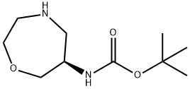 tert-butyl N-[(6R)-1,4-oxazepan-6-yl]carbamate Struktur