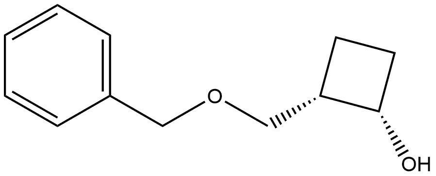 cis-2-(benzyloxymethyl)cyclobutanol Struktur