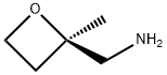 2-Oxetanemethanamine, 2-methyl-, (2R)- Struktur