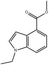 methyl 1-ethylindole-4-carboxylate Struktur