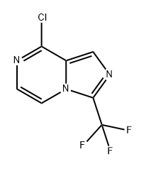 Imidazo[1,5-a]pyrazine, 8-chloro-3-(trifluoromethyl)- Struktur