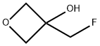 3-Oxetanol, 3-(fluoromethyl)- Struktur