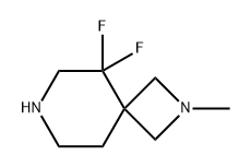 2,7-Diazaspiro[3.5]nonane, 5,5-difluoro-2-methyl- Struktur