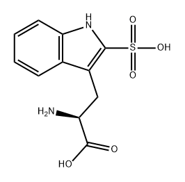 Tryptophan, 2-sulfo- Struktur