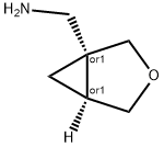 3-Oxabicyclo[3.1.0]hexane-1-methanamine, (1R,5S)-rel- Struktur