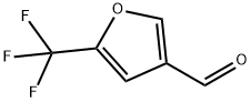 3-Furancarboxaldehyde, 5-(trifluoromethyl)- Struktur