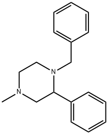 Piperazine, 4-methyl-2-phenyl-1-(phenylmethyl)-