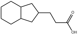 Octahydro-1H-indene-2-propanoic acid Struktur