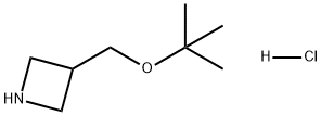 Azetidine, 3-[(1,1-dimethylethoxy)methyl]-, hydrochloride (1:1) Struktur