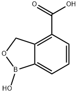 2,1-Benzoxaborole-4-carboxylic acid, 1,3-dihydro-1-hydroxy- Struktur