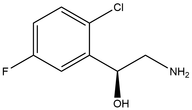 (S)-2-amino-1-(2-chloro-5-fluorophenyl)ethan-1-ol Struktur