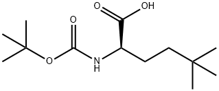 D-Norleucine, N-[(1,1-dimethylethoxy)carbonyl]-5,5-dimethyl- Struktur