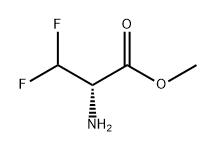 D-Alanine, 3,3-difluoro-, methyl ester Struktur