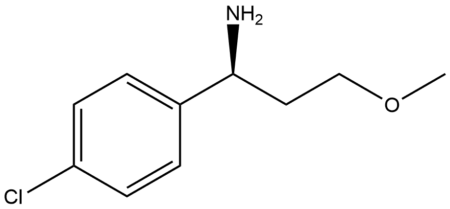 (S)-1-(4-Chlorophenyl)-3-methoxypropan-1-amine Struktur