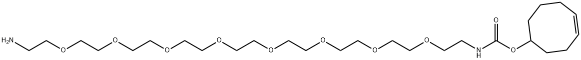 TCO-PEG8-amine Struktur