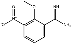 Benzenecarboximidamide, 2-methoxy-3-nitro- Struktur