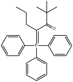 3-Heptanone, 2,2-dimethyl-4-(triphenylphosphoranylidene)-