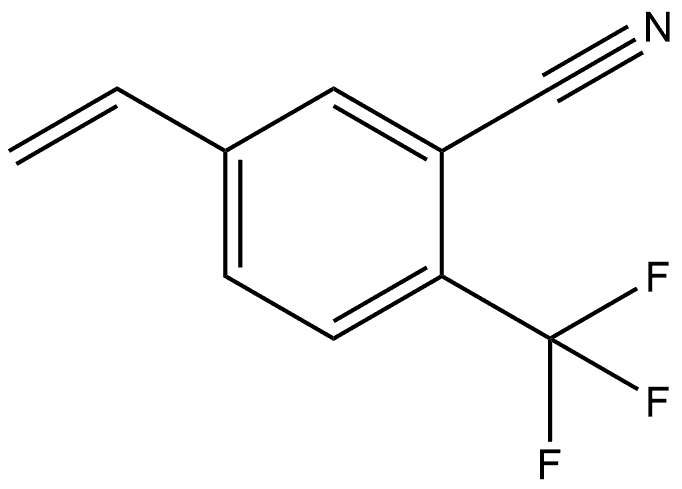 5-Ethenyl-2-(trifluoromethyl)benzonitrile Struktur