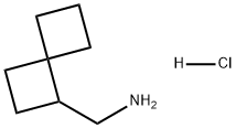 Spiro[3.3]heptane-1-methanamine, hydrochloride (1:1) Struktur