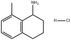 1-Naphthalenamine, 1,2,3,4-tetrahydro-8-methyl-, hydrochloride (1:1) Struktur