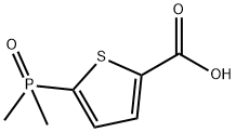 5-(dimethylphosphoryl)thiophene-2-carboxylic acid Struktur