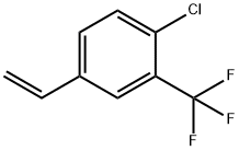 Benzene, 1-chloro-4-ethenyl-2-(trifluoromethyl)- Struktur