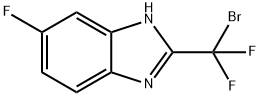 2-[Bromo(difluoro)methyl]-5-fluoro-1H-benzimidazole Struktur