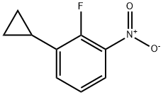 1-Cyclopropyl-2-fluoro-3-nitrobenzene Struktur