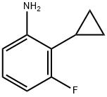 2-Cyclopropyl-3-fluoroaniline Struktur