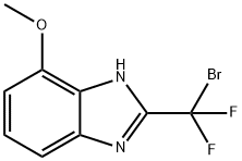 2-[Bromo(difluoro)methyl]-4-methoxy-1H-benzimidazole Struktur