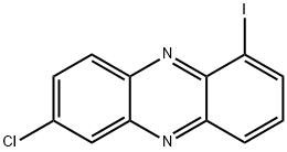 7-Chloro-1-iodophenazine Struktur