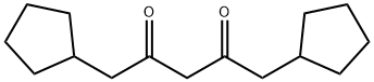 2,4-Pentanedione, 1,5-dicyclopentyl- Struktur