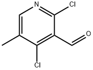 3-Pyridinecarboxaldehyde, 2,4-dichloro-5-methyl- Struktur