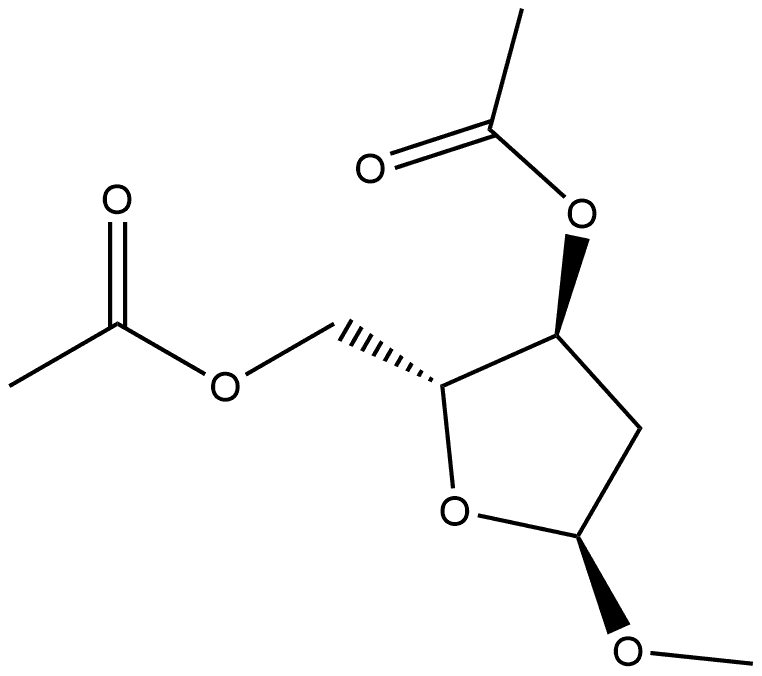 α-D-erythro-Pentofuranoside, methyl 2-deoxy-, 3,5-diacetate