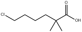 Hexanoic acid, 6-chloro-2,2-dimethyl- Struktur