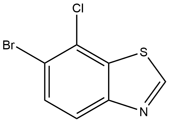 6-bromo-7-chlorobenzo[d]thiazole Struktur