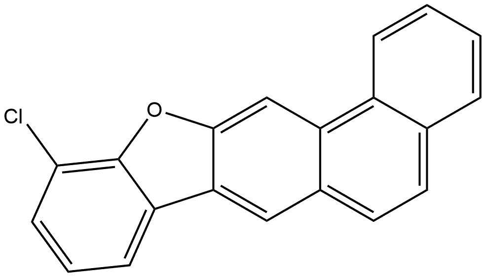 11-Chlorobenzo[b]phenanthro[2,3-d]furan Struktur