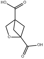 2-Oxabicyclo[2.1.1]hexane-1,4-dicarboxylic acid Struktur