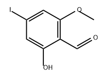 Benzaldehyde, 2-hydroxy-4-iodo-6-methoxy- Struktur