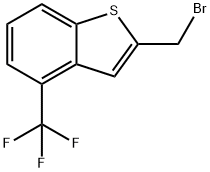 2-(Bromomethyl)-4-(trifluoromethyl)benzothiophene Struktur