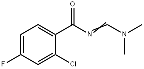 2-Chloro-N-((dimethylamino)methylene)-4-fluorobenzamide Struktur