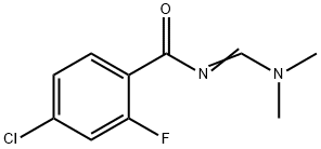 4-Chloro-N-((dimethylamino)methylene)-2-fluorobenzamide Struktur