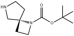 (R)-1,6-Diaza-spiro[3.4]octane-1-carboxylic acid tert-butyl ester Struktur