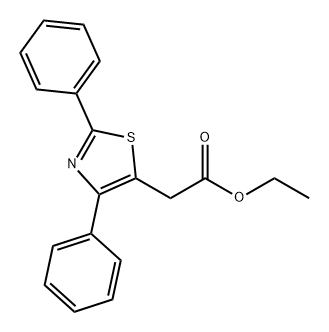 5-Thiazoleacetic acid, 2,4-diphenyl-, ethyl ester