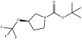 (3R)-3-(三氟甲氧基)吡咯烷-1-羧酸叔丁酯, 2382173-81-9, 結(jié)構(gòu)式